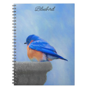 Bluebird Painting - Original Bird Art Notitieboek