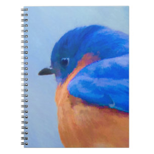 Bluebird Painting - Original Bird Art Notitieboek