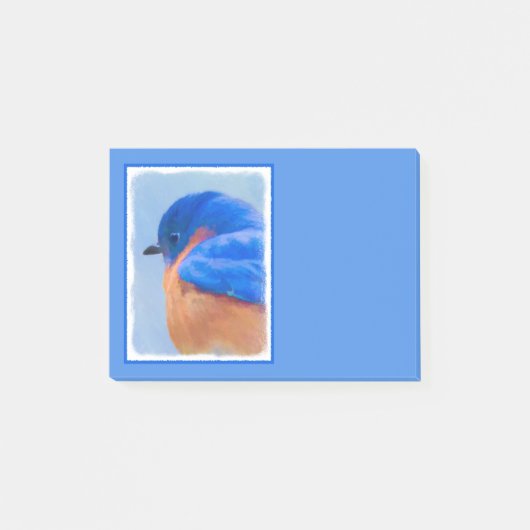 Bluebird Painting - Original Bird Art Post-it® Notes (Voorkant)