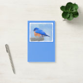 Bluebird Painting - Original Bird Art Post-it® Notes (Kantoor)