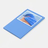 Bluebird Painting - Original Bird Art Post-it® Notes (Schuin)