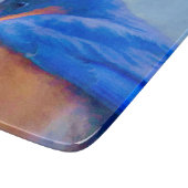 Bluebird Painting - Original Bird Art Snijplank (Hoek)
