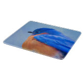 Bluebird Painting - Original Bird Art Snijplank (Hoek)