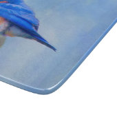 Bluebird Painting - Original Bird Art Snijplank (Hoek)