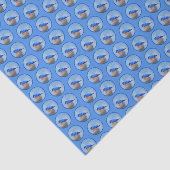 Bluebird Painting - Original Bird Art Tissuepapier (Detail)