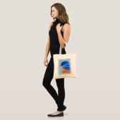 Bluebird Painting - Original Bird Art Tote Bag (Voorkant (model))