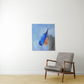 Bluebird Painting - Original Bird Art Wandkleed (In situ)