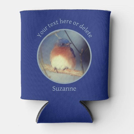 Bluebird Personalized Blikjeskoeler (Voorkant)