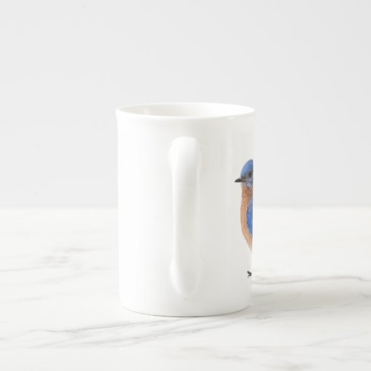 Bluebird Porselein Kop (Achterkant)