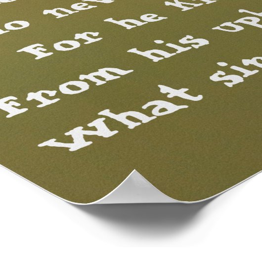 Bluebird Quote Poster (Hoek)