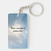 Bluebird "So Loved" gedicht Sleutelhanger (achterkant)