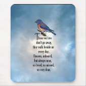 Bluebird "so Loved" Poem Muismat (Voorkant)