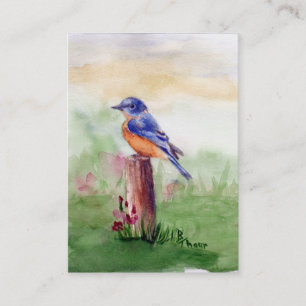 Bluebird Song ArtCard Visitekaartje