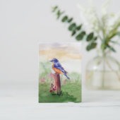 Bluebird Song ArtCard Visitekaartje (Staand voorkant)