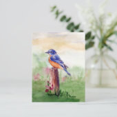 Bluebird Song Briefkaart (Staand voorkant)