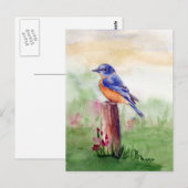 Bluebird Song Briefkaart (Voorkant / Achterkant)