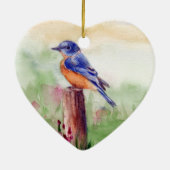 Bluebird Song Ornament (Achterkant)