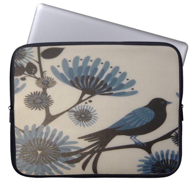 BLUEBIRD-STROMEN LAPTOP SLEEVE (Voorkant)
