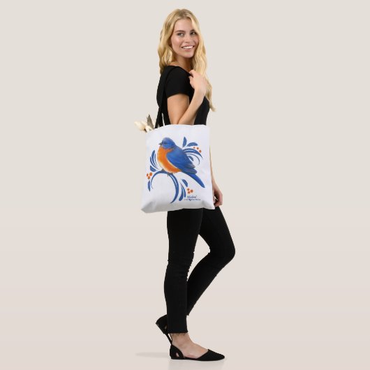 Bluebird Tote Bag (Op model)