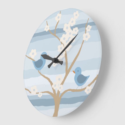 Bluebird Tree-klok Grote Klok (Hoek)