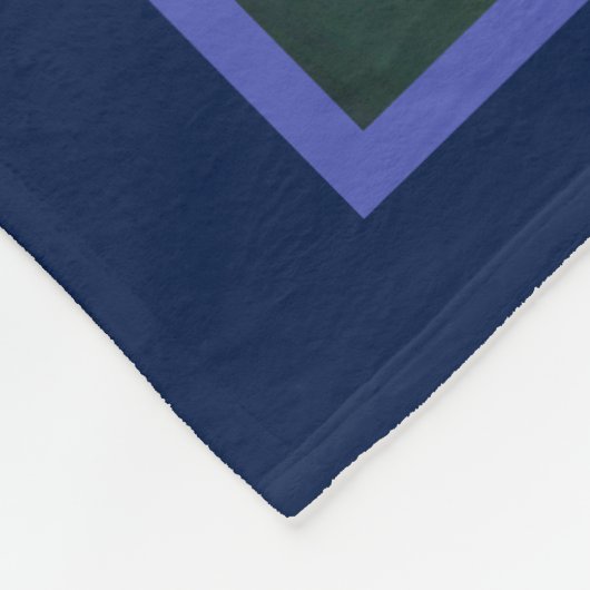 Bluebird van geluk gepersonaliseerd fleece deken (Hoek)