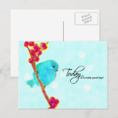 Bluebird - Vandaag is echt een goede dag Briefkaart (Voorkant / Achterkant)