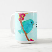 Bluebird - Vandaag is echt een goede dag! Koffiemok (Voorkant links)