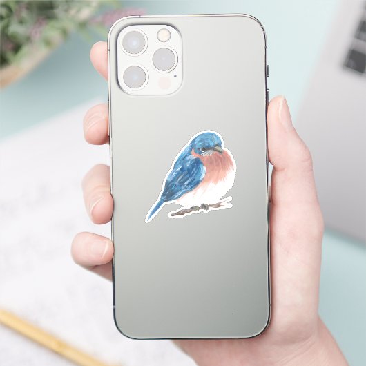Bluebird Vinyl Sticker (Telefoon)