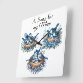 Bluebird wandklok (Hoek)