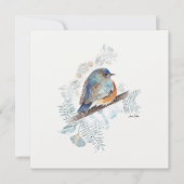 Bluebird Waterverf Songbird (Voorkant)