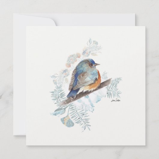 Bluebird Waterverf Songbird (Voorkant)