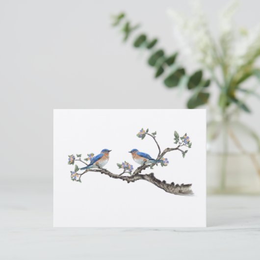 Bluebird Wedding RSVP (Staand voorkant)