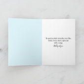 Bluebird zingen in ochtendmist kaart (Binnen)