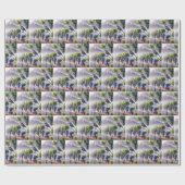 Bluebird zingt op een Grapevine Cadeaupapier (Vlak)