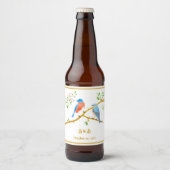 Bluebirds Bier Etiket (Voorkant)