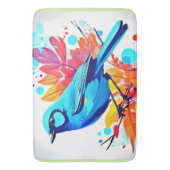 Bluebird's Bliss Art Badmat (Voorkant Verticaal)
