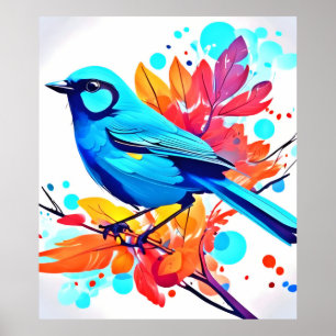 Bluebird's Bliss Kunst Poster