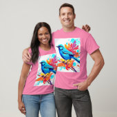 Bluebird's Bliss Kunst T-shirt (Unisex)