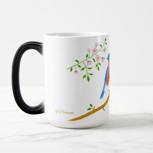 Bluebirds Grote Magische Mok (Links)