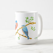 Bluebirds Klassieke Grote Mok (Voorkant rechts)