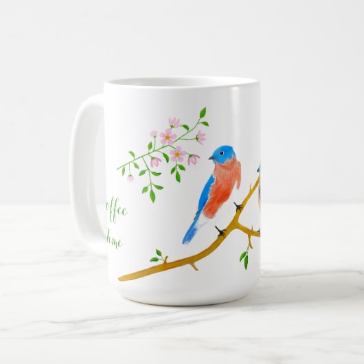 Bluebirds Klassieke Grote Mok (Voorkant links)