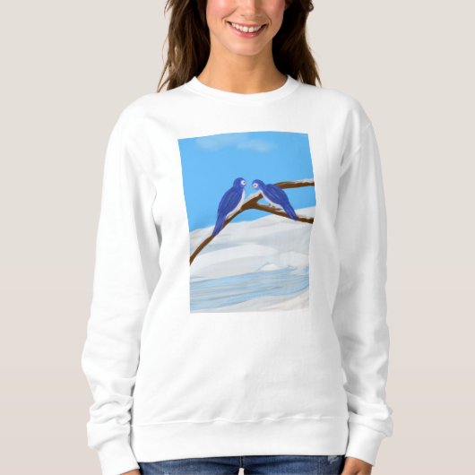 Bluebirds Lady Sweatshirt (Voorkant)