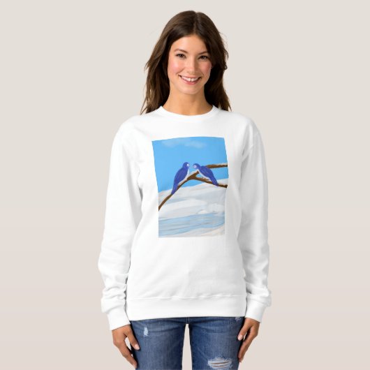 Bluebirds Lady Sweatshirt (Voorkant volledig)