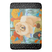 BLUEBIRDS OF HAPPINESS Chow dog krat pad Badmat (Voorkant Verticaal)