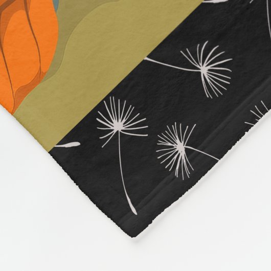 BLUEBIRDS OF HAPPINESS Chow fleece deken (Hoek)