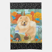 BLUEBIRDS OF HAPPINESS CHOW Keuken of Show Handdoe Theedoek (Verticaal)