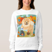 BLUEBIRDS OF HAPPINESS Chow Wit Sweatshirt (Voorkant)