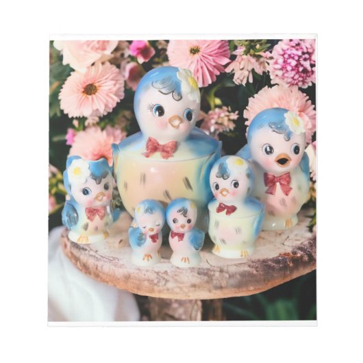 BlueBirds of Happiness Notitieboek Notitieblok (Voorkant)