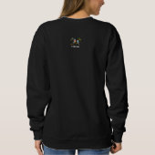 Bluebirds Pair Zwart Sweatshirt (Achterkant)