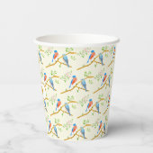 Bluebirds Papieren Bekers (Achterkant)